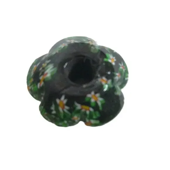 Vintage Millefiori Style Glass Floral Beads Assorted Set of 10 READ - Picture 7 of 7